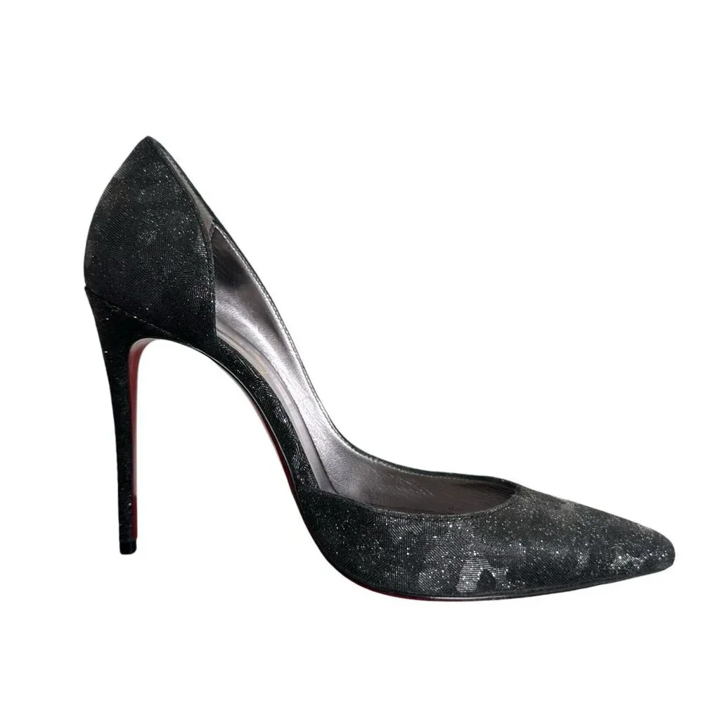 Christian Louboutin Leopard Black Heels - Picture 8 of 12